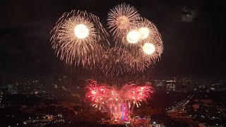 New Year 2023 Fireworks Quezon City Circle [upl. by Patsis]