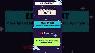 Day 1  5 Essential GRE Vocabulary Words Acrimonious Obfuscate amp More  GRE Preparation Tips [upl. by Haisoj]