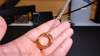 Weta Workshops Lord of the Rings One Ring amp Frodos Chain [upl. by Aetnahc531]