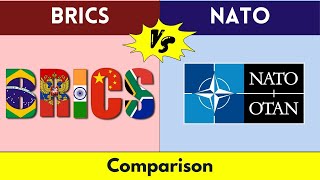 NATO vs BRICS Comparison 2024 [upl. by Sucramaj]