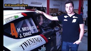 Hugo Mesquita e o Ford Fiesta R5 da Peres Competições [upl. by Lashoh]