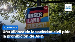 Una alianza social pide la prohibición de la ultraderecha alemana por reproducir terminología nazi [upl. by Normandy]