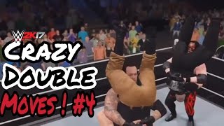 WWE 2K17 Crazy Double Moves  4 [upl. by Akinad]