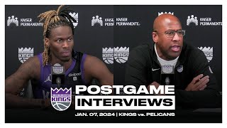 Coach Brown amp Keon Ellis  Postgame Pressers 1724 [upl. by Euell]