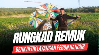 RUNGKAD AWAL MUSIM 😱 TERBANG PERDANA LAYANGAN PEGON SEMOK MOTIF JEBOL DI KUBURAN GUNUNGKIDUL [upl. by Lowenstein]