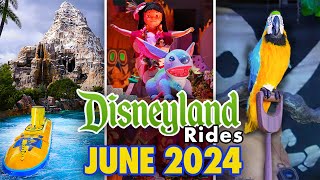 Disneyland Rides  June 2024 POVs 4K 60FPS [upl. by Kirst]