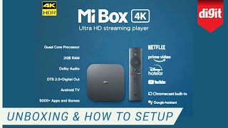 Xiaomi Mi Box 4K Unboxing and How To Setup With A 4K TV [upl. by Enaitsirk]