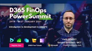 Introduction to development in D365FO  FinOps 2021 [upl. by Enilorac]