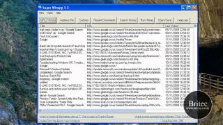 Winspy View the URLs in the hidden indexdat file by Britec [upl. by Iran]