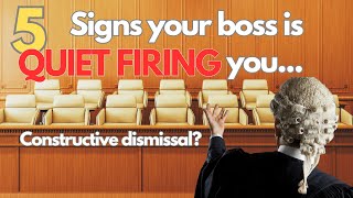 5 signs your boss is quiet firing you [upl. by Lebasile]