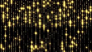 Sparkling Golden Yellow Light Wall  Free Animated Background VJ Motion Graphics  HD [upl. by Alleahcim]