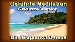 Fantasiereise quotDie TropenwaldInselquot zur Entspannung und Erholung  gekürzte Version [upl. by Heiskell]