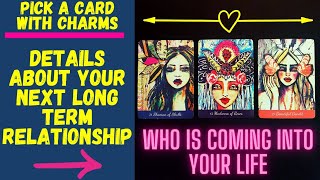 👥️️💞DETAILS ABOUT YOUR NEXT LONG TERM RELATIONSHIP❤️‍🔥🔮CHARMTAROT PICK A CARD🔮 [upl. by Ysus]