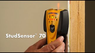 How to Use a Zircon StudSensor 70 Stud Finder [upl. by Haraj]