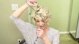 How to Curl Short hair  Curly Hair Youtube Tutorial [upl. by Aihsitan]