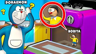 DORAEMON Vs NOBITA Hide and Seek Challenge In HFF [upl. by Nahtnanhoj]