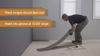 How to Install Locking Vinyl Plank [upl. by Kamerman]