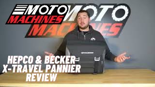 Hepco amp Becker XTravel Pannier Review  Moto Machines [upl. by Aihsenek315]