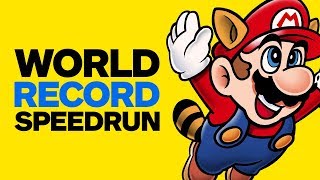 Super Mario Bros 3 World Record Speedrun [upl. by Anileve]