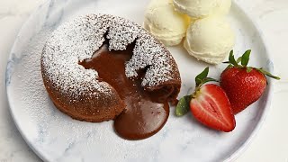 Chocolate Lava Cake Recipe  How to Make CHOCOLATE LAVA CAKE At Home [upl. by Kcirdneh]