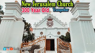 300 Year Old Historical NEW JERUSALEM CHURCH in Tharangambadi NEAR DANISH FORT [upl. by Anyale]