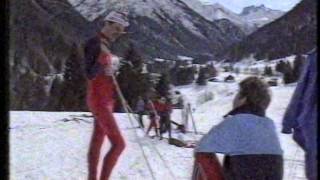 SkidVM 1987 Oberstdorf  NRK VMstudio inför 30 km [upl. by Lezley]