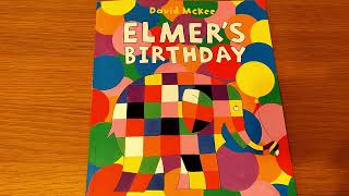 Elmers Birthday  Elmer the Elephant Story Book Read Aloud [upl. by Medovich223]