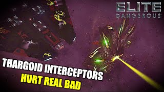 Krait Mk2 Vs Thargoid Interceptors  Elite Dangerous [upl. by Weintrob]