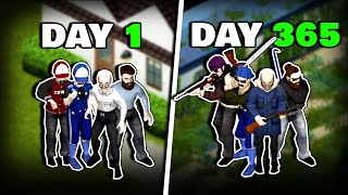 We survived a YEAR in Project Zomboid heres what happened [upl. by Kirima]