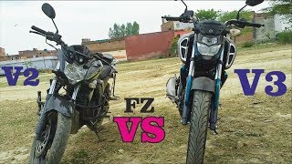 FZS V3 ABS VS FZS V2 Whats Is New Features [upl. by Neale]