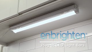 82783 82785 82786 82788 Enbrighten Plug in LED Light Bars Installation [upl. by Haymes]