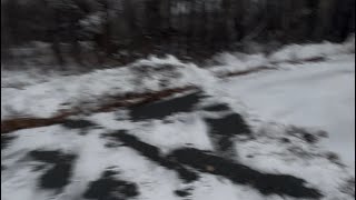 Walking in Fresh Fallen Snow in Wasilla Alaska 1029 snow wasilla alaska storm [upl. by Ronda303]