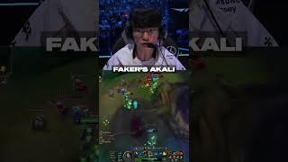 Faker 🤝 Worlds 🤝 Akali worlds2024 [upl. by Kcinomod]