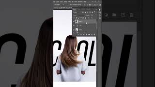 Text Behind Image Photoshop Tutorial [upl. by Ellicul]