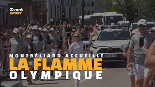 La Flamme Olympique à Montbéliard Jeux Olympique 2024 S082024 [upl. by Ecinuahs686]