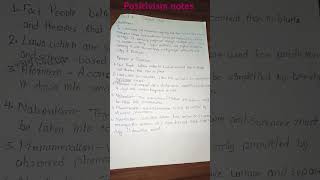 Positivism notessociology motivationviralvideo viral [upl. by Kaitlynn]