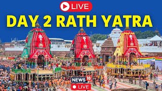 Puri Rath Yatra 2024 LIVE Day 2  Jagannath Rath Yatra Visuals Today Live  News18 Live  N18L [upl. by Brazee853]