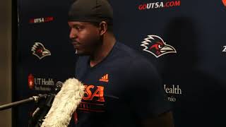 UTSA DL Ronald Triplette Media Availability 102924 [upl. by Drolet]