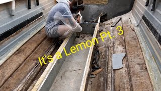 Boat Rebuild Ep 3  The demo continues [upl. by Nnylireg469]