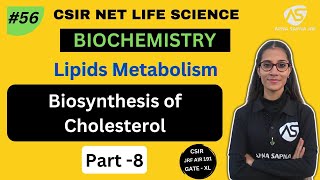 Biosynthesis of Cholesterol  Biochemistry  NET LIFESCIENCE [upl. by Oscar]