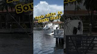 Boat Sinks In South Florida boat fails yacht [upl. by Louls286]