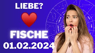 FISCHE ♓️💔 Liebt die Person an die du denkst dich 😨 Horoskop  01Februar 2024 fische tarot [upl. by Wemolohtrab]