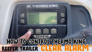 How to control THERMO KING reefer trailer [upl. by Meyeroff]