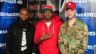 Tech N9ne Stevie Stone amp Darrein Safron Freestyle on Sway in the Morning  Sways Universe [upl. by Nehpets]