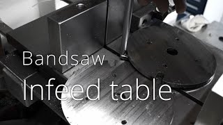 Bandsaw infeed table [upl. by Okika]