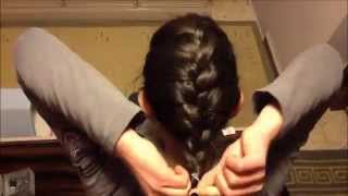 How To French Braid Short Layered Hair [upl. by Osicran668]