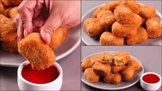 VEGETABLE NUGGETS  CRISPY VEGGIE NUGGETS RECIPE  NUGGETS RECIPE  NOven [upl. by Aryt343]