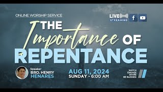 The Importance Of Repentance  Simbahay Online Worship  August 11 2024 [upl. by Attenna]