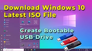 How To Download Windows 10 ISO File And Create a Bootable USB Drive [upl. by Gundry]