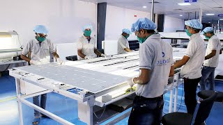 Solar Panel Manufacturing Process  Bluebird Solar [upl. by Niletac]